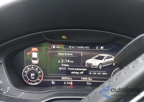 2017 Audi A4 2.0T Season Of Audi Premium from USA, damaged, VIN WAUDNAF47HN045273